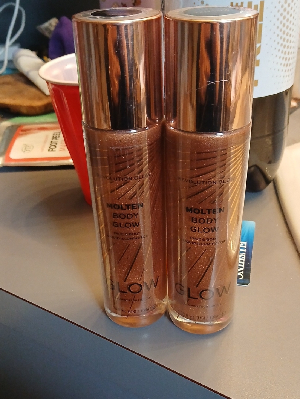 REVOULTON Molten Body Glow Liquid Highlighter - Bronze Shimmer Revloution